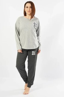 Пижама женская VIENETTA 103020_0000 серая 1XL