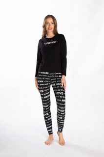 Комплект домашний женский VIENETTA 104062_1024 черный XL