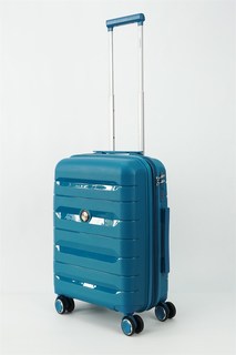 Чемодан унисекс Sweetbags Point бирюзовый, 55x39x23 см