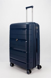 Чемодан унисекс Sweetbags Point темно-синий, 74x49x31 см