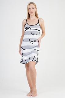 Туника домашняя женское VIENETTA 210023_0000 серое L