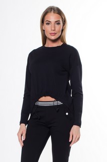 Лонгслив женский VIENETTA 608000_2525 черный XXL