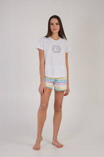 Комплект домашний женский VIENETTA 211269_0599 серый L