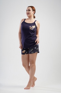 Пижама женская VIENETTA 110153_8975 синяя 3XL
