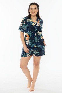 Пижама женская VIENETTA 012072_1345 синяя 3XL