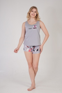 Комплект домашний женский VIENETTA 212061_0554 серый XL