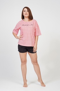 Пижама женская VIENETTA 109080_0253 розовая 3XL