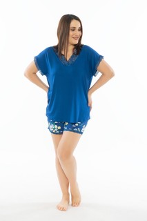 Пижама женская VIENETTA 011010_0427 голубая XL