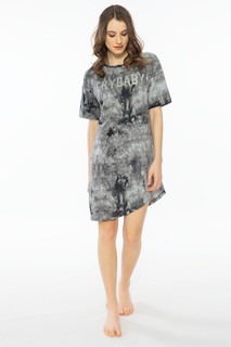 Туника домашняя женское VIENETTA 011250_4630 серое S