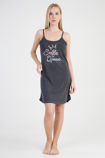 Туника домашняя женское VIENETTA 210051_0000 серое M