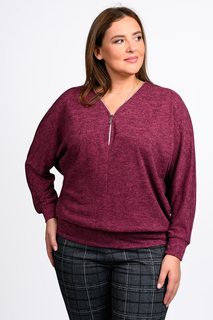 Пуловер женский SVESTA C2901 бордовый 60 RU