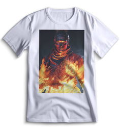 Футболка Top T-shirt Sekiro shadow die twice (Секиро, Япония, Соулс Лайк ) 0062 белая L