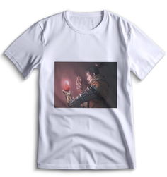 Футболка Top T-shirt Sekiro shadow die twice (Секиро, Япония, Соулс Лайк ) 0065 белая XS