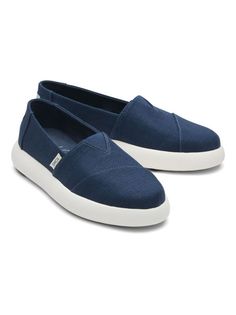 Слипоны женские Toms 10016736 синие 8.5 UK