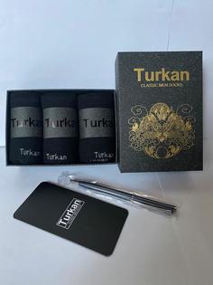 Комплект носков мужских Turkan L-5854 черных 41-47, 2 пары