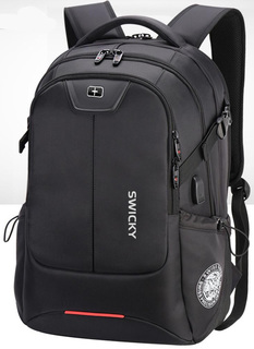 Рюкзак для ноутбука унисекс Swicky 81407-A 15,6" черный