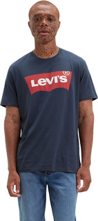 Футболка мужская Levis Men Graphic Setin Neck Tee синяя XS Levis®