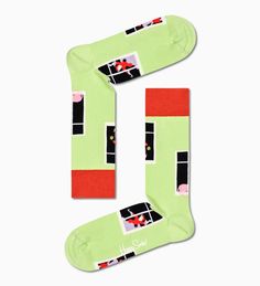 Носки унисекс Happy Socks HPS01 разноцветные 36-40
