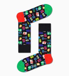 Носки унисекс Happy Socks GBS01 разноцветные 36-40