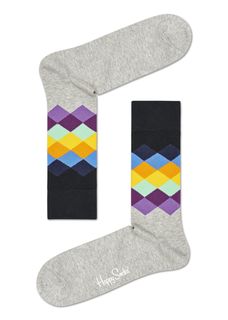 Носки унисекс Happy Socks FAD01 разноцветные 36-40