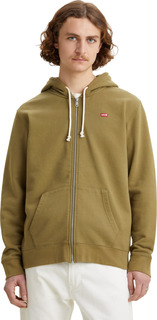 Толстовка мужская Levis Men New Original Zip-Up Hoodie зеленая 2XL Levis®