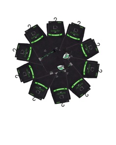 Комплект носков мужских Raffaello #007 из бамбука теплые набор 10 черных 41-44, 10 пар