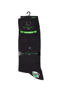 Носки мужские Raffaello #007 из бамбука теплые черные 41-44