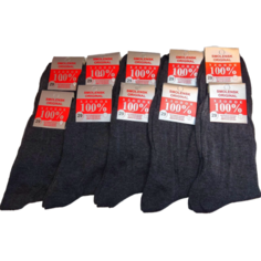 Комплект носков мужских Н2С10 серых 31, 10 пар No Brand