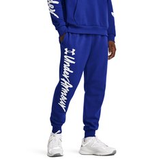 Спортивные брюки мужские Under Armour Ua Rival Fleece Graphic Jgrs синие XL