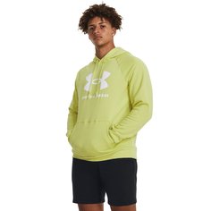 Худи мужское Under Armour Ua Rival Fleece Logo Hd желтое SM