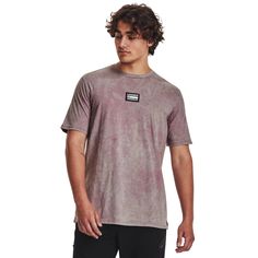 Футболка мужская Under Armour Ua Elevated Core Wash Ss фиолетовая MD