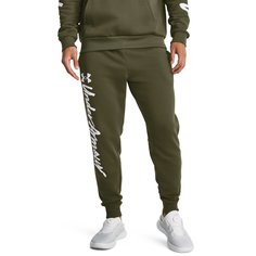 Спортивные брюки мужские Under Armour Ua Rival Fleece Graphic Jgrs зеленые LG