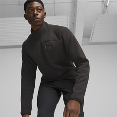 Толстовка мужская PUMA M Seasons Sweater Fleece 1/2 Zip черная M