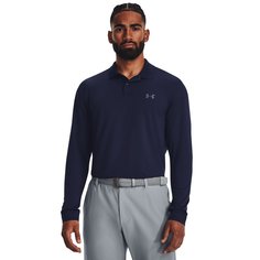 Лонгслив мужской Under Armour Ua Performance 3.0 Ls Polo синий 3XL