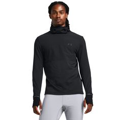 Лонгслив мужской Under Armour Qualifier Cold Hoody черный XL