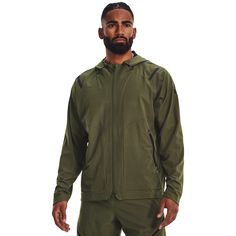 Ветровка мужская Under Armour Ua Unstoppable Jacket зеленая MD