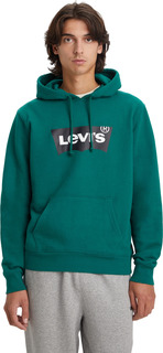 Худи мужское Levis STANDARD GRAPHIC HOODIE BW HOODIE зеленое L Levis®