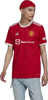 Футболка мужская Adidas MUFC H JSY красная XS