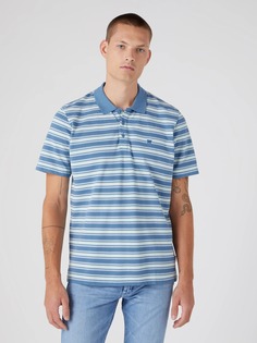 Футболка мужская Wrangler POLO SHIRT синяя L