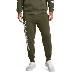 Спортивные брюки мужские Under Armour Ua Rival Fleece Graphic Jgrs зеленые MD