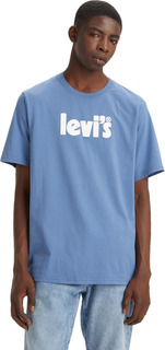 Футболка мужская Levis Men Ss Relaxed Fit Tee синяя M Levis®