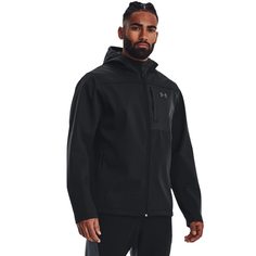 Куртка мужская Under Armour UA CGI Shield 2.0 Hooded черная SM