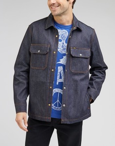 Рубашка мужская Lee 101 DENIM OVERSHIRT DRY синяя 2XL