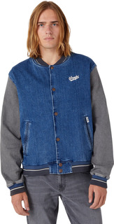 Джинсовая куртка мужская Wrangler BASEBALL JACKET EASY INDIGO синяя L