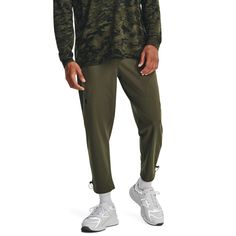 Спортивные брюки мужские Under Armour Ua Unstoppable Crop Pant зеленые XL