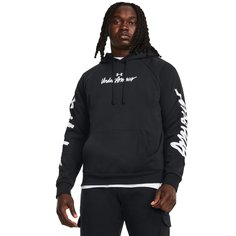 Худи мужское Under Armour Ua Rival Fleece Graphic Hd черное SM