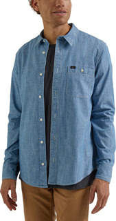 Рубашка мужская Lee Men Leesure Shirt синяя M