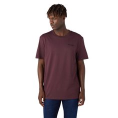 Футболка мужская Wrangler GRAPHIC TEEAUBERGINE коричневая M