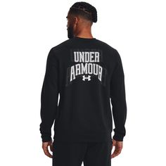 Свитшот мужской Under Armour Ua Rival Terry Graphic Crew черный MD