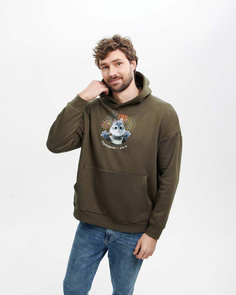 Худи женское СБЕР Сберкот NEW Салют оливковое 3XL